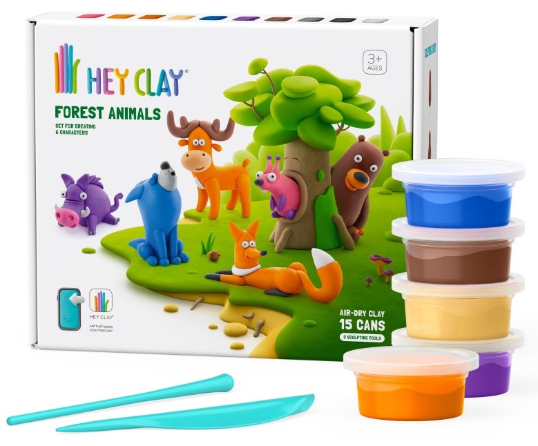 HEY CLAY FOREST ANIMALS
