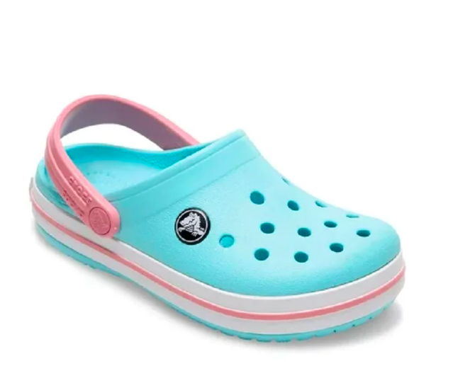 CROCS CROCBAND CLOG K ICE BLUE WHITE 207006-4S3