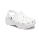 CROCS CLASSIC PLATFORM CLOG W WHITE 206750-100