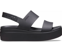 CROCS BROOKLYN LOW WEDGE BLACK 206453-060