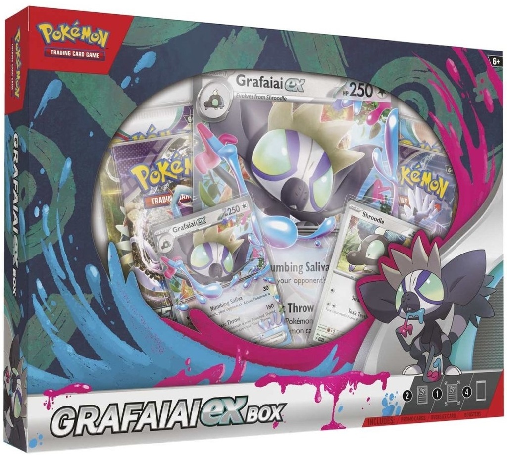 POKEMON CARDS GRAFAIAI EX BOX
