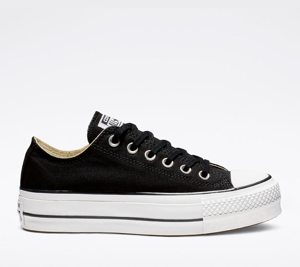 CONVERSE 560250 CTAS LIFT OX BLACK/WHITE