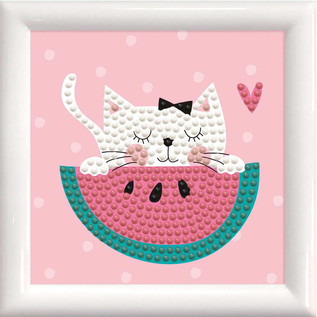 DIAMOND DOTZ MMMM WATERMELON CAT