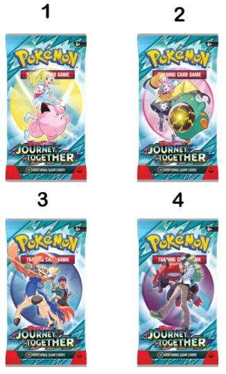 POKEMON CARDS JOURNEY TOGETHER BOOSTER PACK