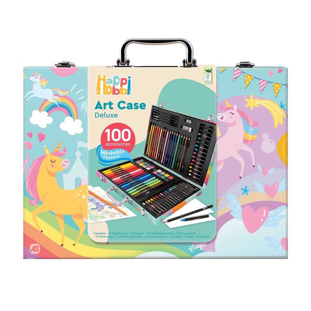 ART CASE DELUXE UNICORN