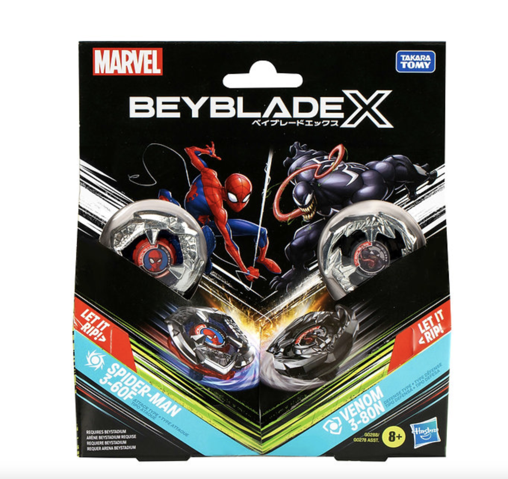 BEYBLADE G0288 BBX SPIDERMAN VS VENOM