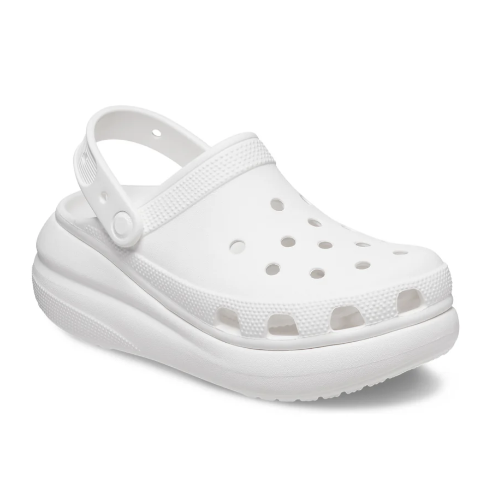 CROCS CLASSIC CRUSH PLATFORM CLOG WHITE 207521-100