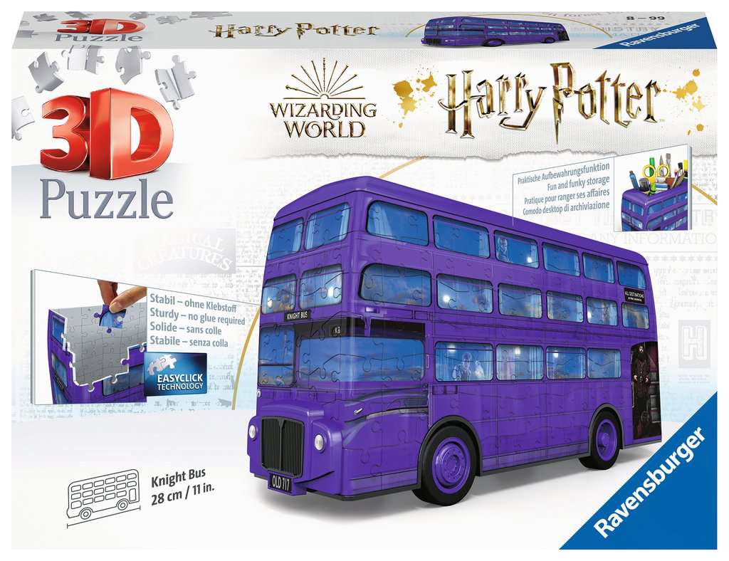 R/B PUZZLE 3D KNIGHT BUS 244PCS