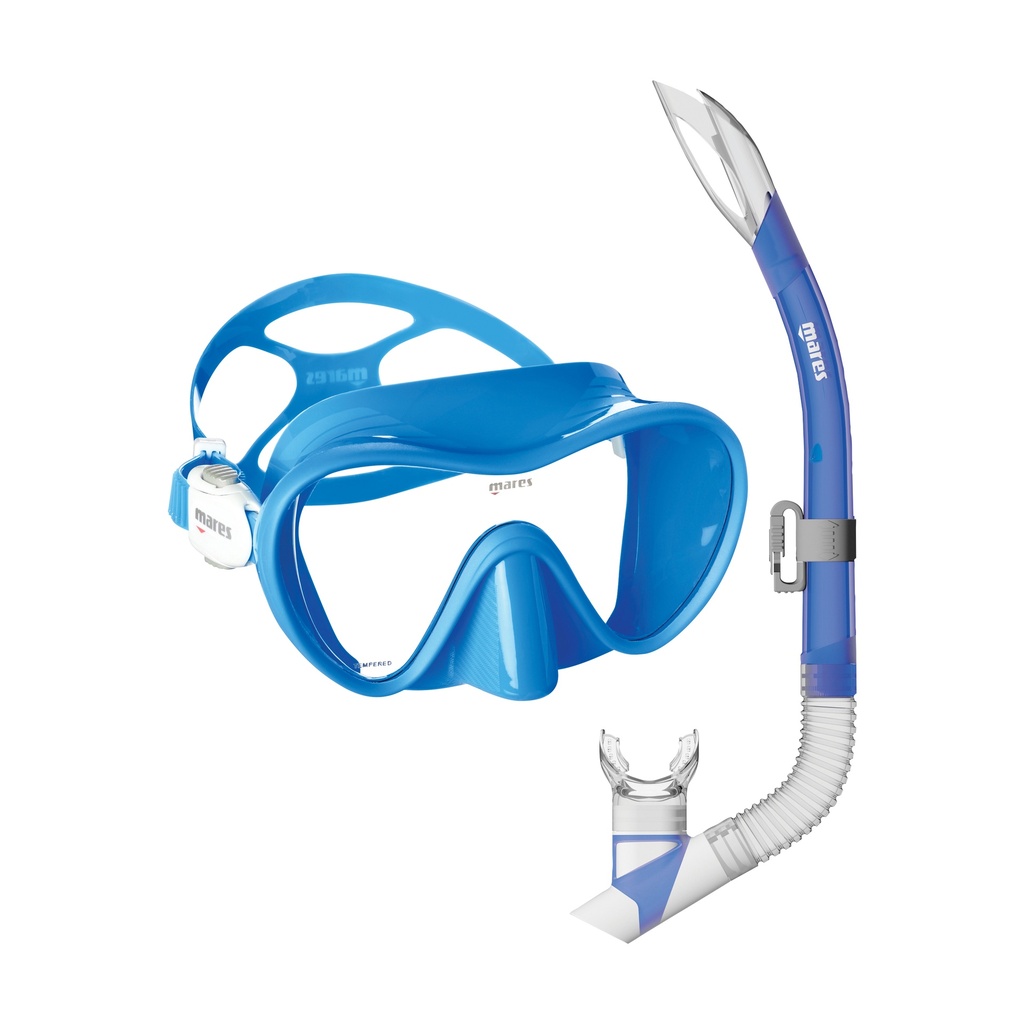 MARES MASK SET TROPICAL BLUE