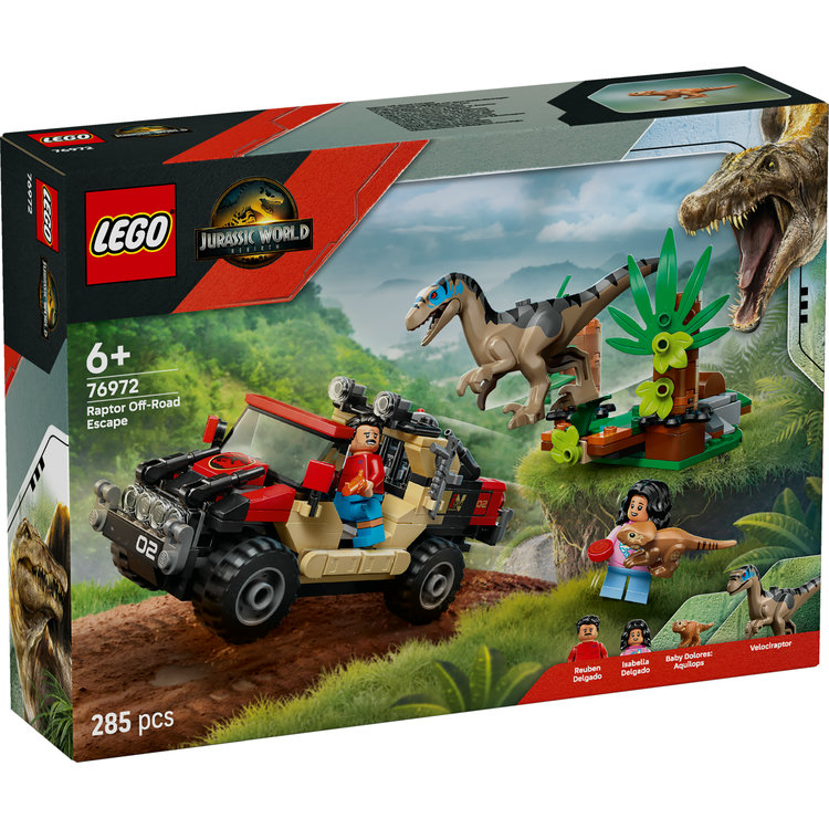 LEGO 76972 RAPTOR OFF-ROAD ESCAPE