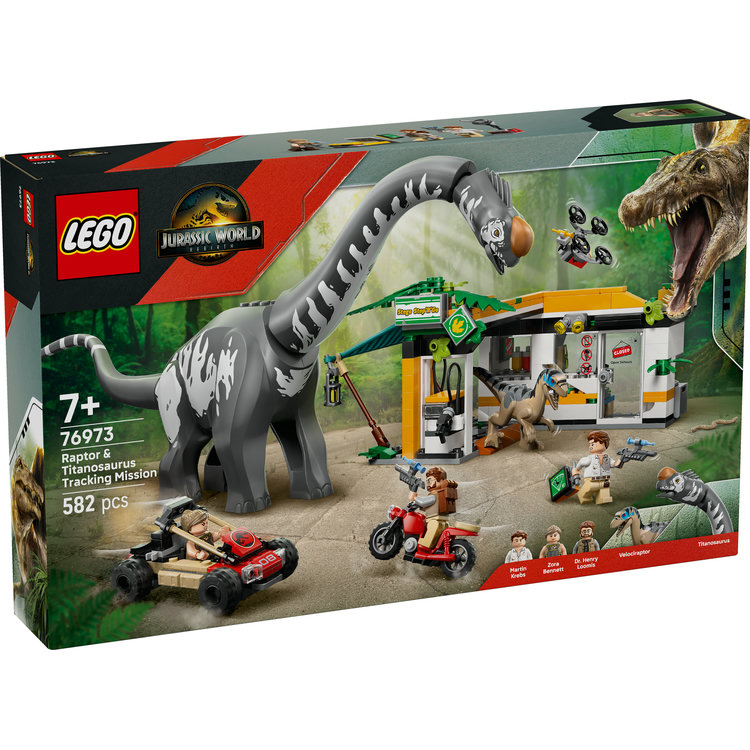 LEGO 76973 RAPTOR & TITANOSAURUS
TRACKING MISSION