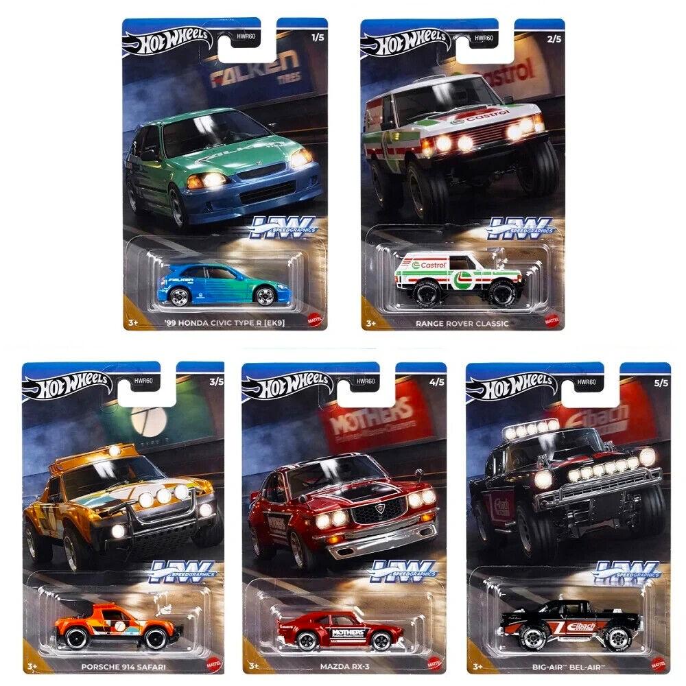 HOT WHEELS SPEED GRAPHICS OF 5