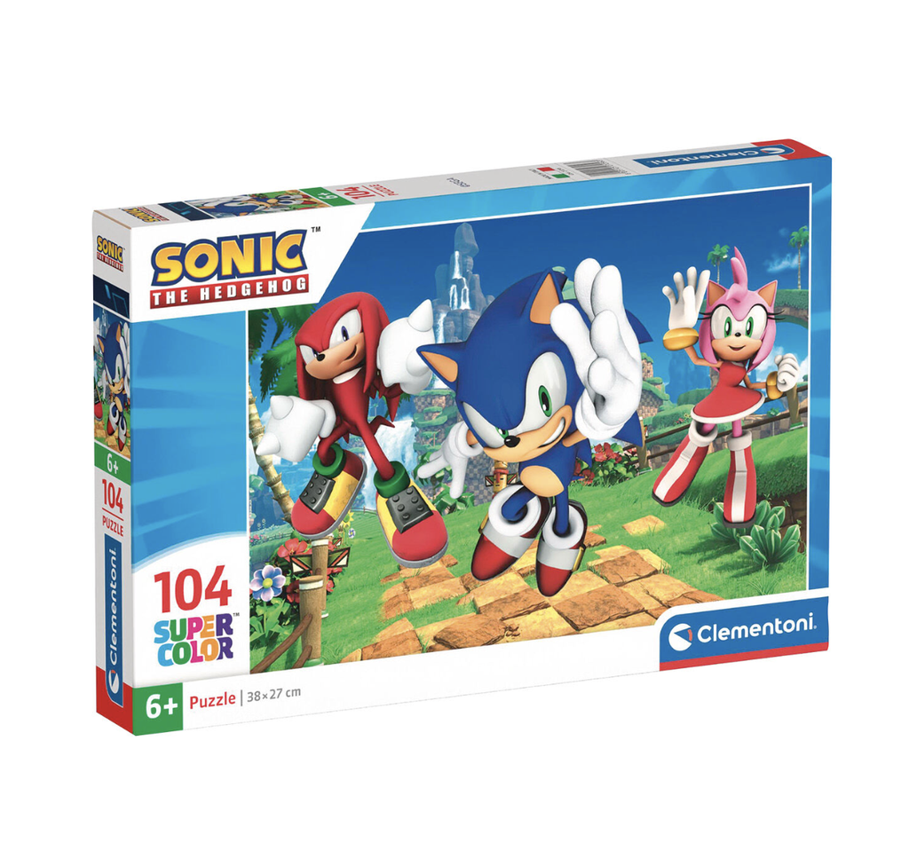 CLEMENTONI PUZZLE 104PCS SONIC