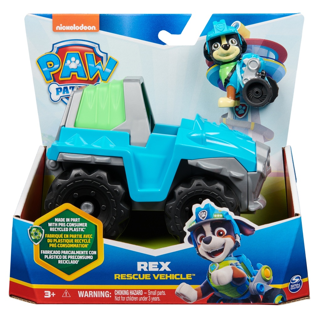 PAW PATROL REX WITH CAR