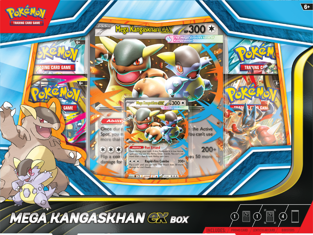 POKEMON CARDS MEGA KANGASKHAN EX BOX