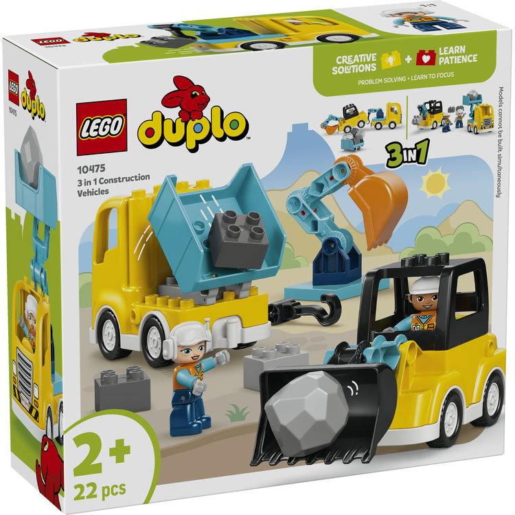 LEGO 10475 3 IN 1 CONSTRUCTION VEHICLES