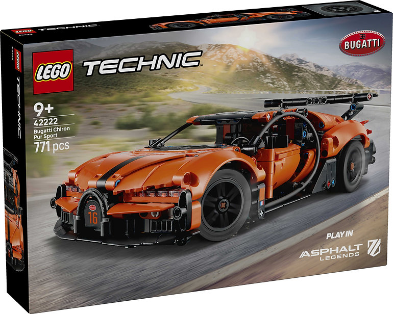 LEGO 42222 BUGATTI CHIRON PUR SPORT
HYPERCAR