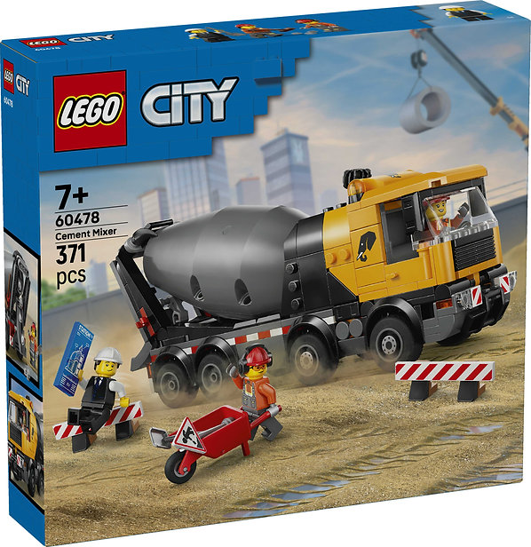 LEGO 60478 CEMENT MIXER