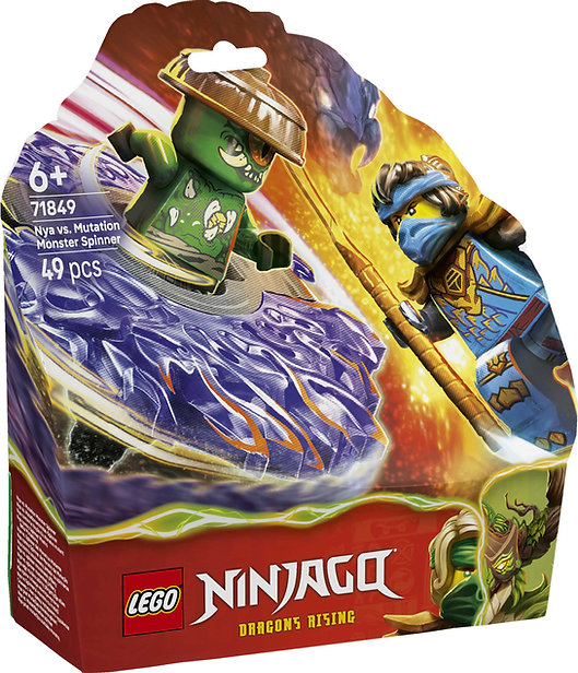 LEGO 71849 NYA VS. MUTATION MONSTER SPINNER