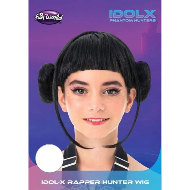 IDOLX RAPPER HUNTER WIG BLACK