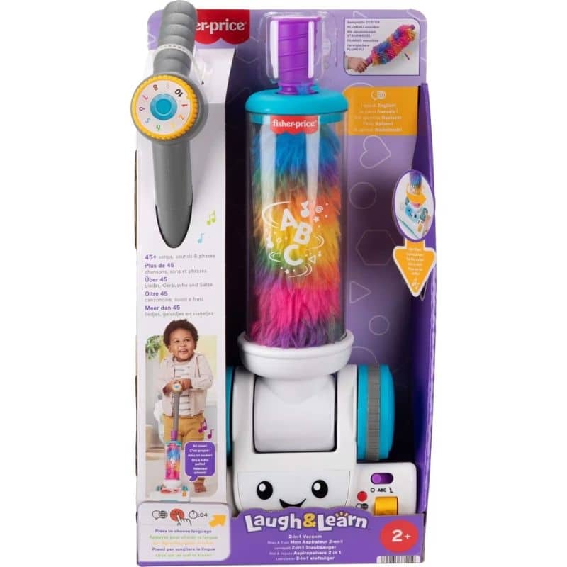 FISHER PRICE JMM35 2-IN-1 VACUUM