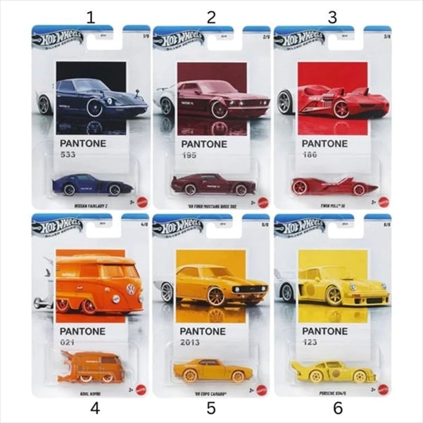 HOT WHEELS JKY47 SILVER SERIES PANTONE