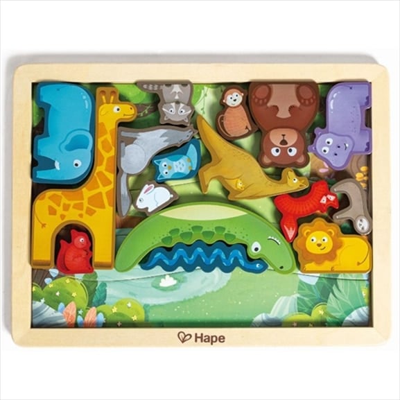 HAPE E1656 ANIMAL KINGDOM PUZZLE