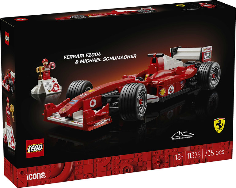 LEGO 11375 FERRARI F2004 & MICHAEL SCHUMACHER