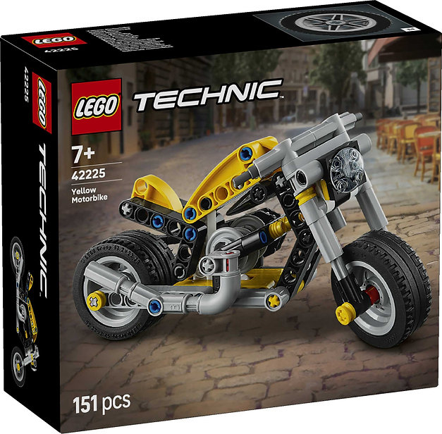LEGO 42225 YELLOW MOTORCYCLE
