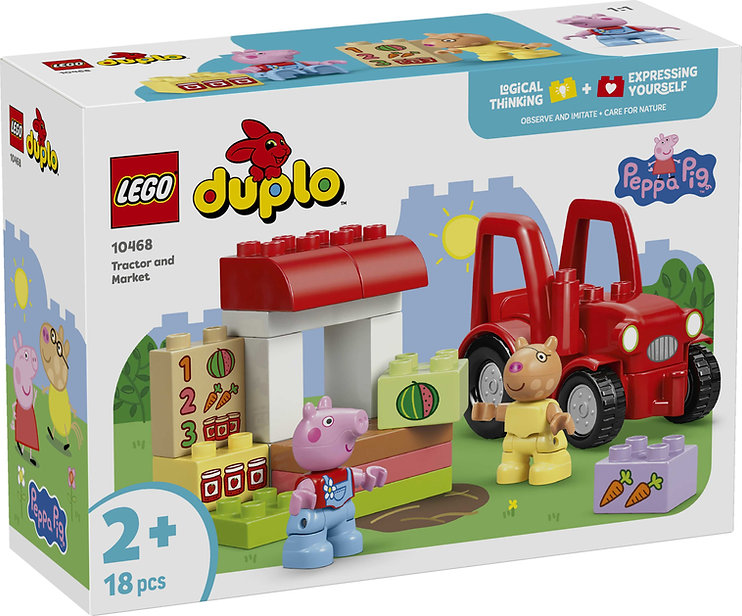 LEGO 10468 PEPPA PIG TRACTOR AND MARKET