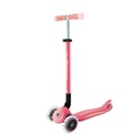 SCOOTER GLOBBER ELITE GLOW LIGHTS CORAL PINK