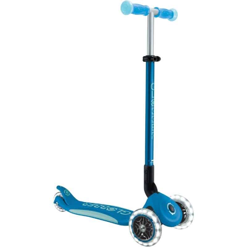 SCOOTER GLOBBER ELITE GLOW LIGHTS BLUE
