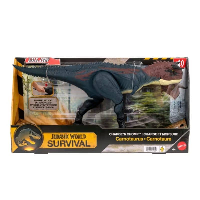 JURASSIC JKG85 CARNOTAURUS CHARGE 'N CHOMP