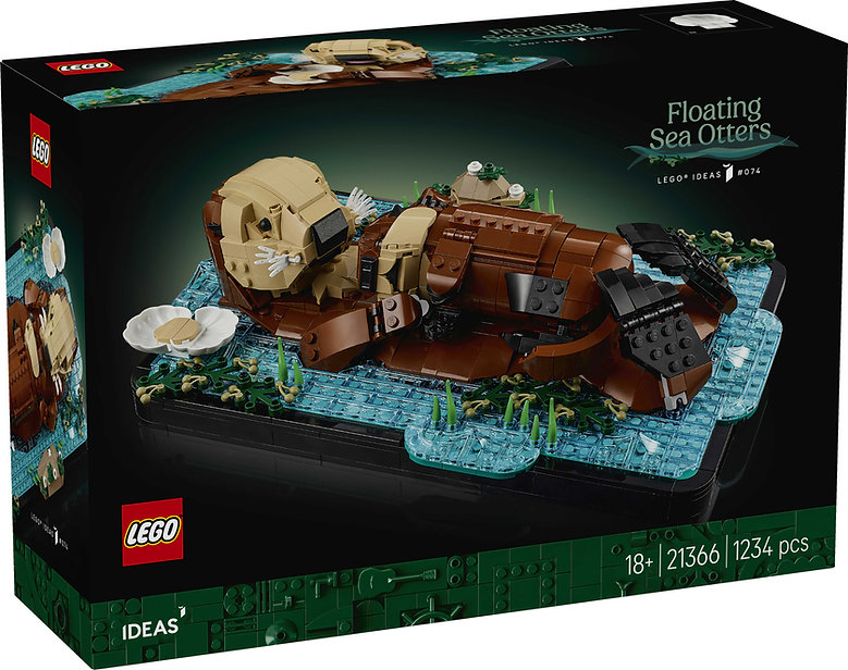 LEGO 21366 FLOATING SEA OTTERS