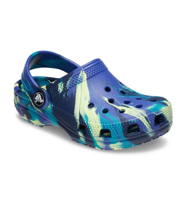 CROCS MARBLED CLOG T NAVY 206838-4RR