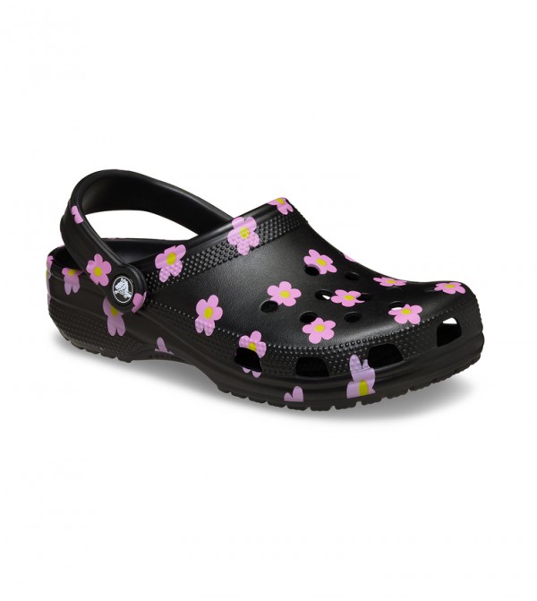 CROCS FLOWER CLOG BLACK 206867-001