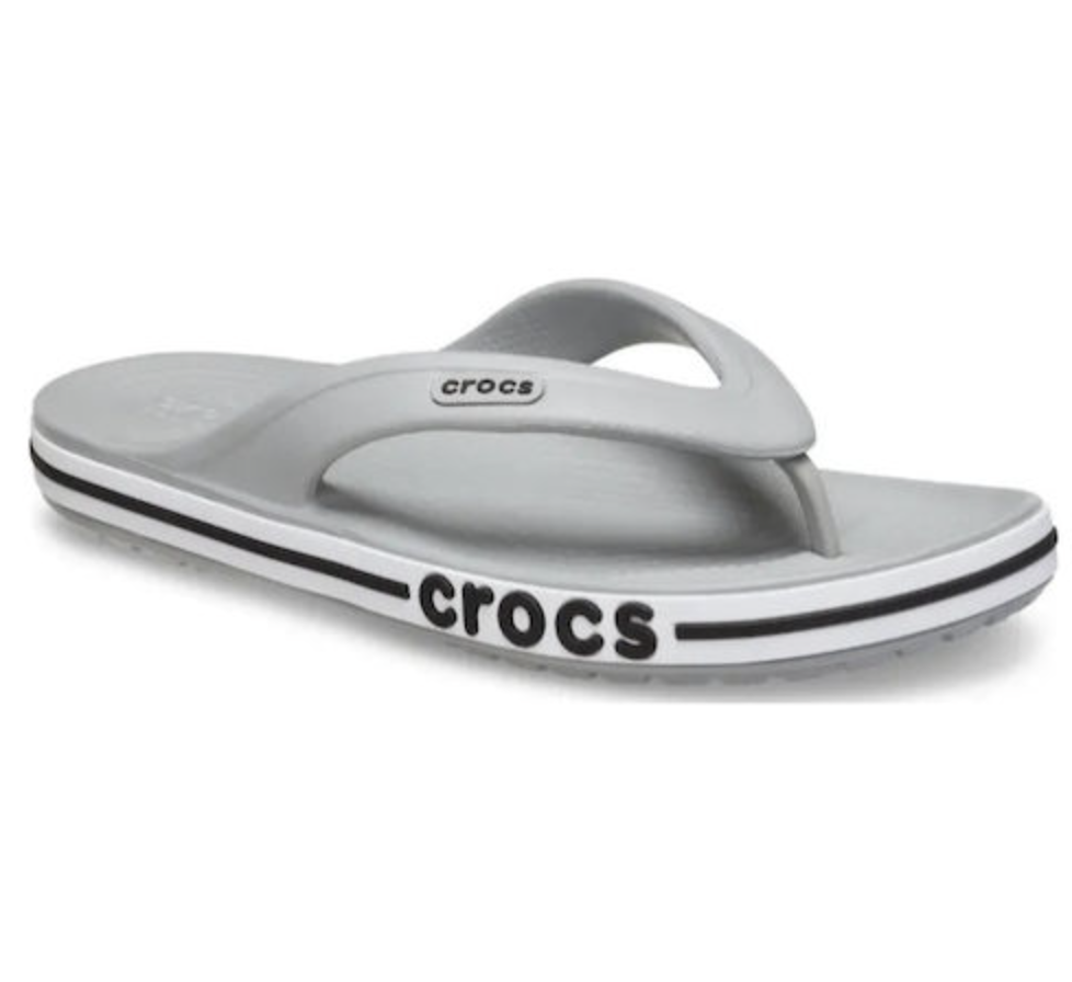 CROCS BAYABAND FLIP LIGHT GRAY 205393-007