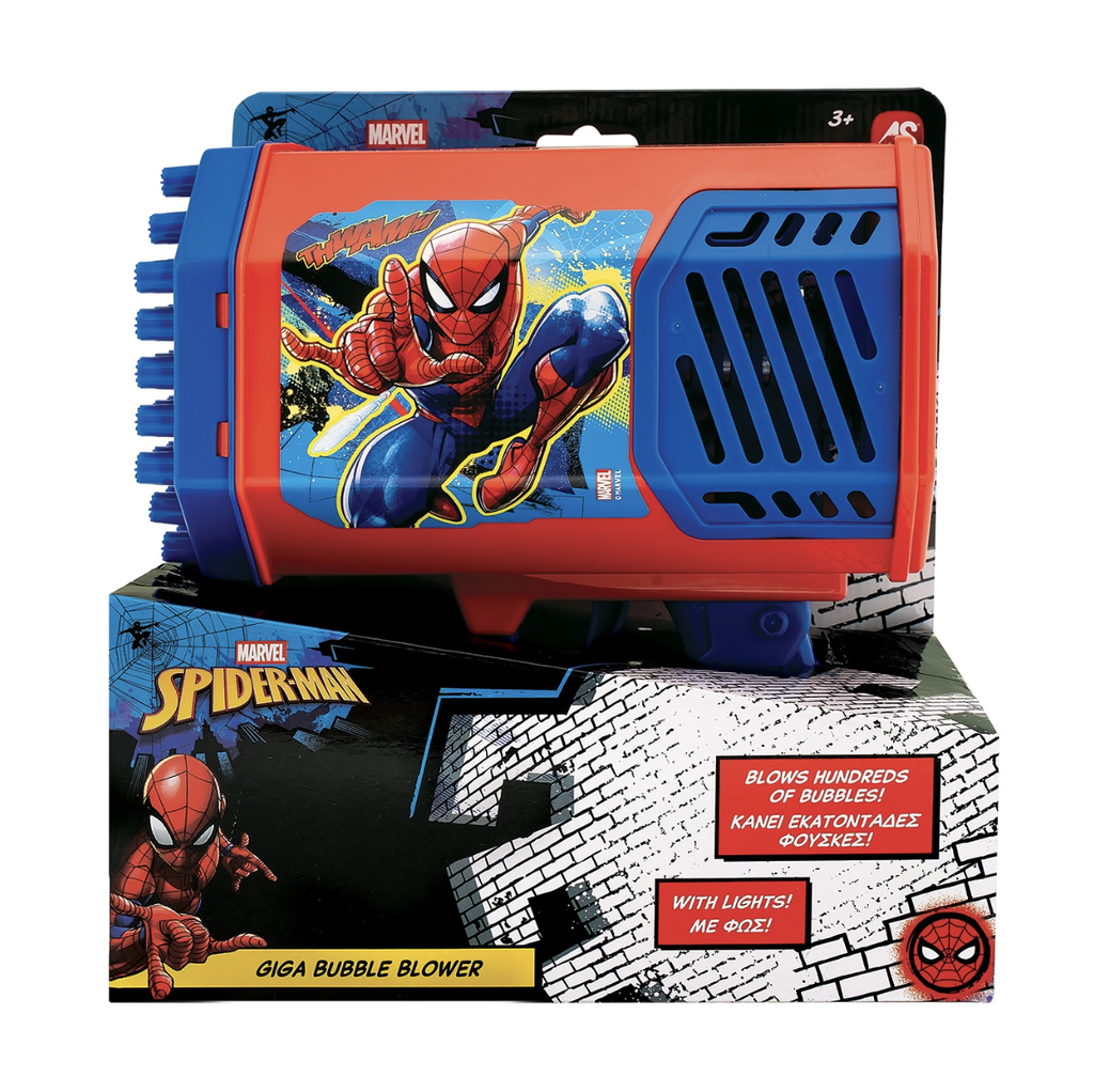 GIGA BUBBLE BLOWER SPIDERMAN