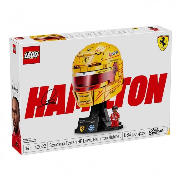 LEGO 43022 SCUDERIA FERRARI HP LEWIS
HAMILTON HELMET