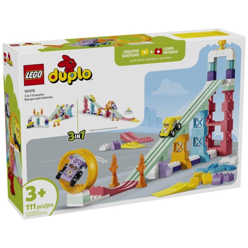 LEGO 10478 3 IN 1 CREATIVE RAMPS WITH VEHICLES