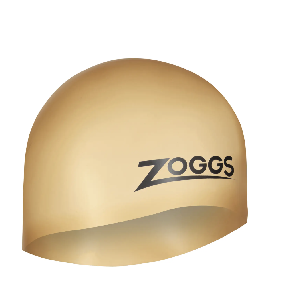 ZOGGS EASY-FIT SILICONE SWIM CAP GOLD
