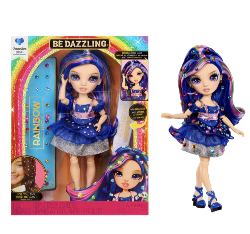 RAINBOW HIGH GENEVIEVE BLEUE