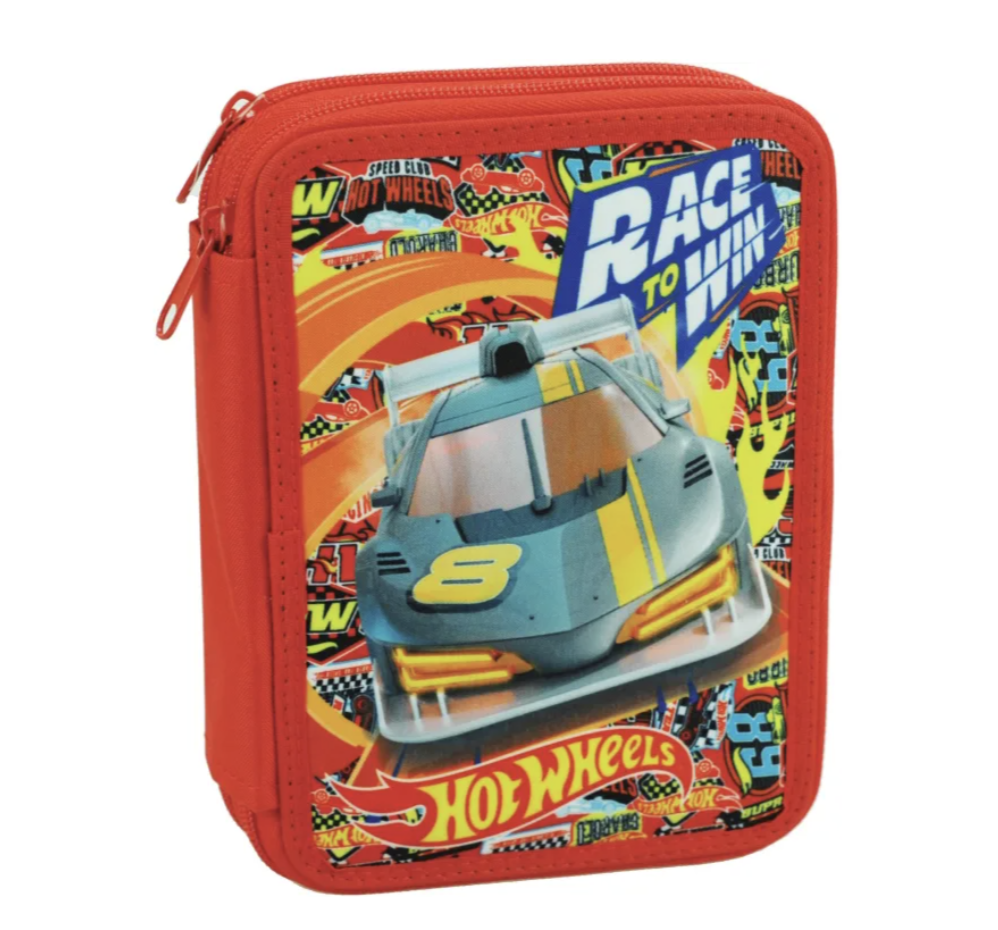 P/CASE DOUBLE HOT WHEELS RaCE to WIN