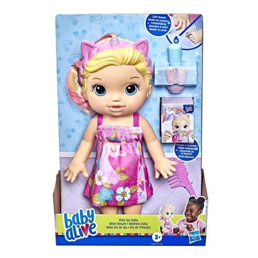 BABY ALIVE F3564 GLAM SPA DAY