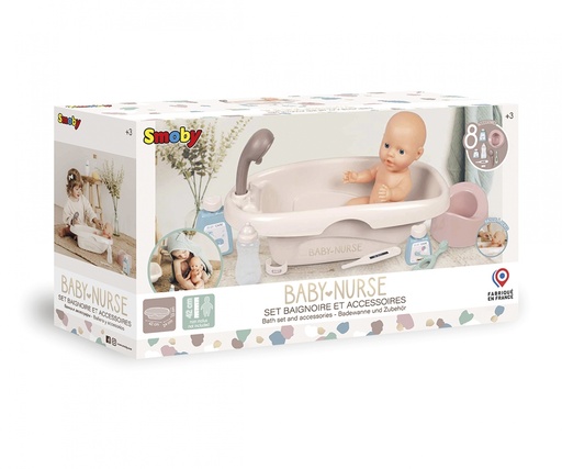 [SMO220366] BABY NURSE BATH SET AND ACCESSORIES