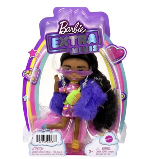 BARBIE HGP62 EXTRA MINIS PURPLE COAT