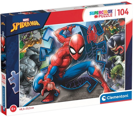 [AS1210-27116] CLEMENTONI PUZZLE 104 PCS SPIDERMAN