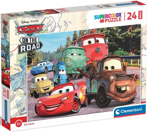 [AS1200-24239] CLEMENTONI PUZZLE 24 PCS MAXI CARS