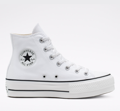 CONVERSE 560846 PLATFORM HI WHITE