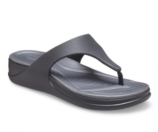 CROCS BOCA WEDGE CLOG BLACK 207417-001